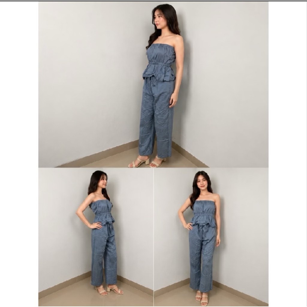 NEW Korean Set Wanita Atasan Celana Korean Style Set Outfit Casual