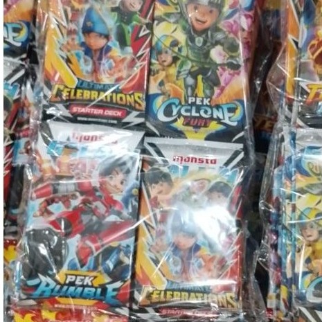 kartu boboiboy monsta galaxy/monsta boboiboy galaxy card
