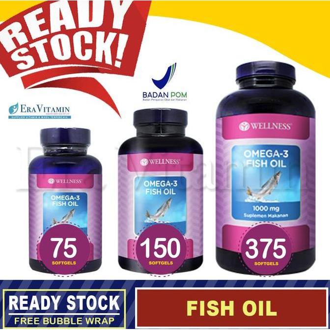 Maximal- Wellness Omega 3 Fish Oil 1000Mg 75 - 150 375 Softgell