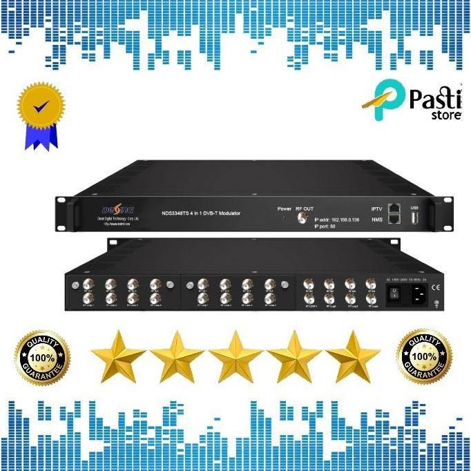 PREMIUM DEXING NDS3348TS Transmodulator Modulator DVB-T 8 DVBS2+4 DVBT Input