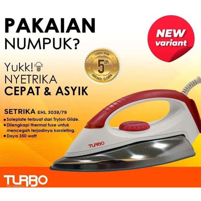Setrika TURBO EHL3038 Dry Iron EHL 3038