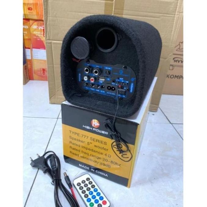 speaker subwoofer car high power full bass 777(5 inc)