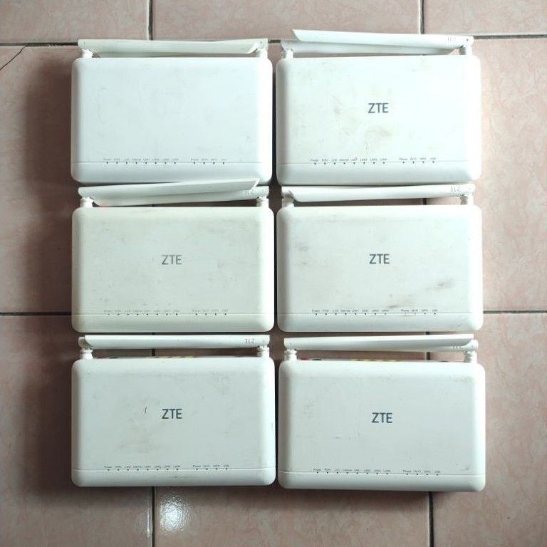 ZTE F670L PORT BIRU PLUS ADAPTOR BORONGAN