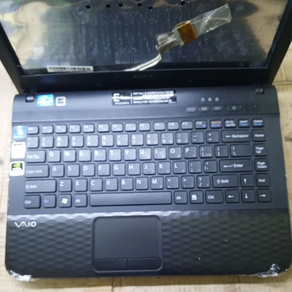 Casing full Body LIKE NEW FULL Grees SONY VAIO Series VPCEG28FG Model PCG-61911W