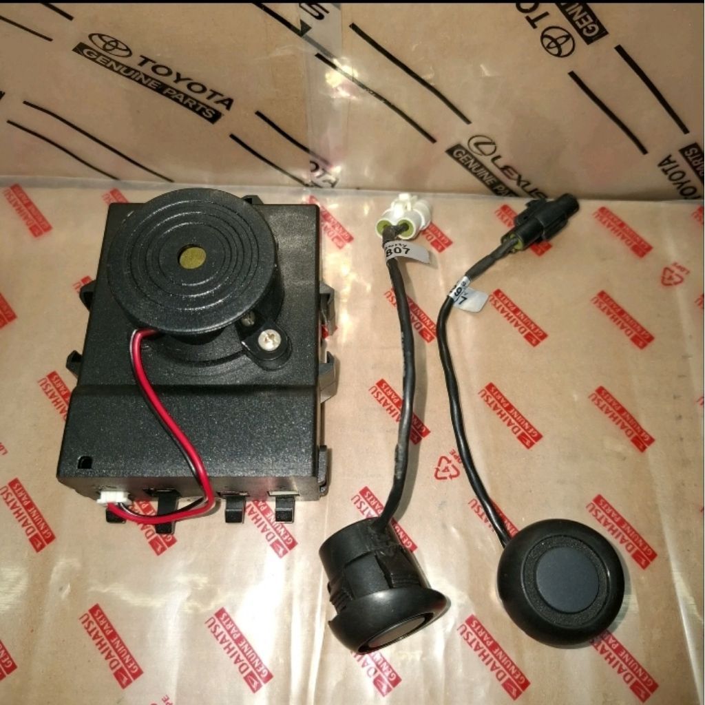 Sensor mundur sensor parkir XENIA SPORTY, RUSH TERIOS LAMA. Set kiri & kanan + module. ORIGINAL