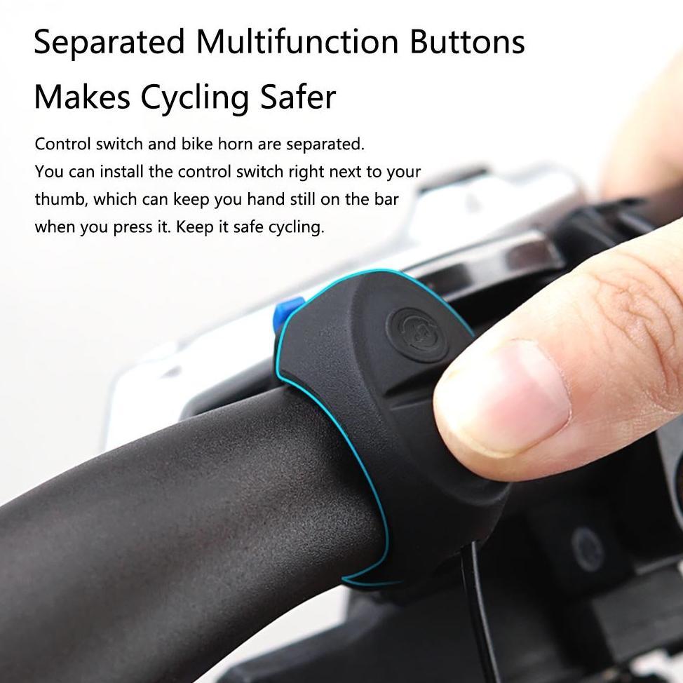 Klakson Bel Sepeda Electric Bicycle USB Rechargerable Cas Waterproof - Kelakson Bell Sepedah Elektri