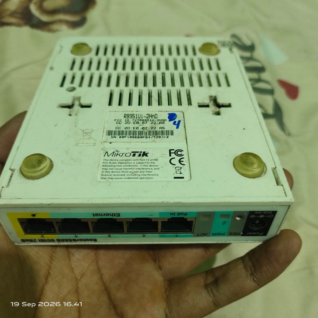 mikrotik rb951ui-2hnd bekas