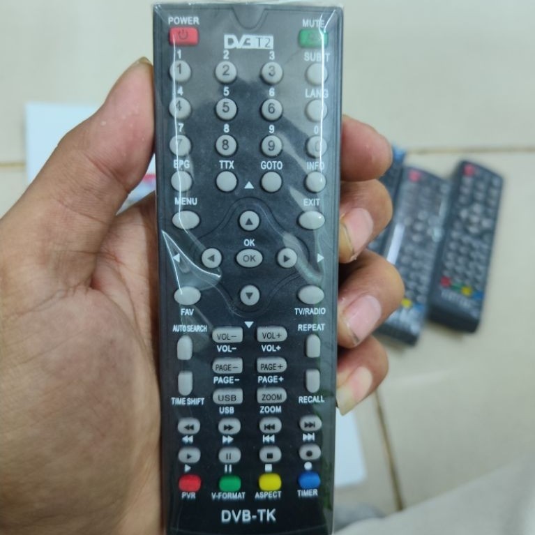 Remote STB RINREI DRN-511W 511A - Langsung Pakai, Tanpa Setting, Cocok untuk STB RINREI
