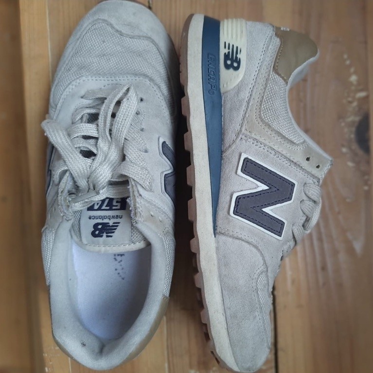 New Balance 574 'Light Cliff Grey Indigo' ML574LGI (preloved)