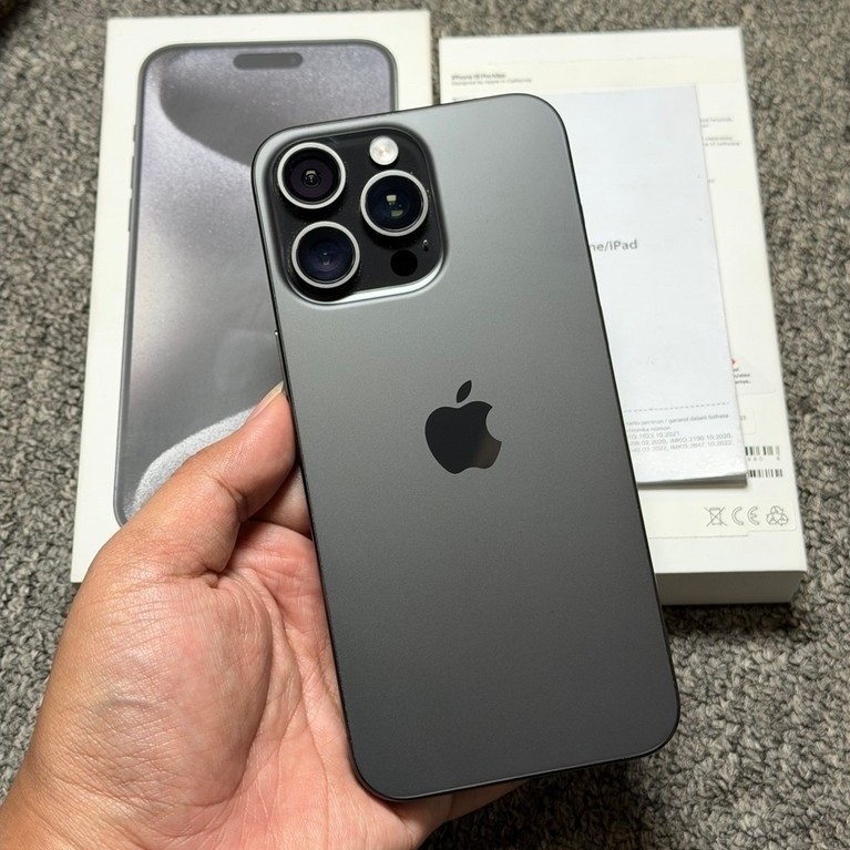 iphone 15 pro max 1tb ibox second fullset original