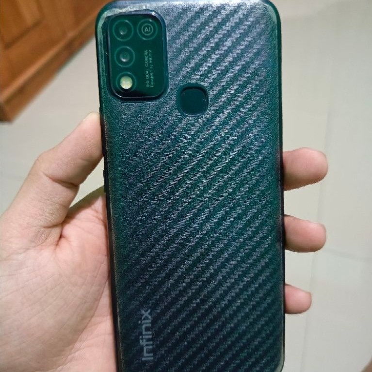 Infinix Hot 10 Play Mesin Normal, Minus LCD dan Frame Bawah Patah