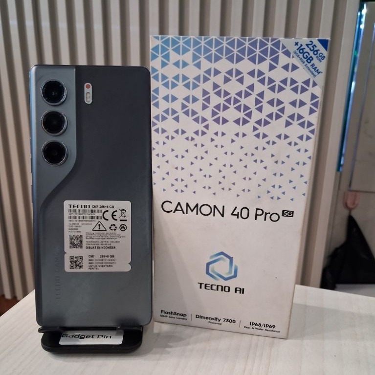 Tecno Camon 40 Pro 5G 8/256GB Resmi Second