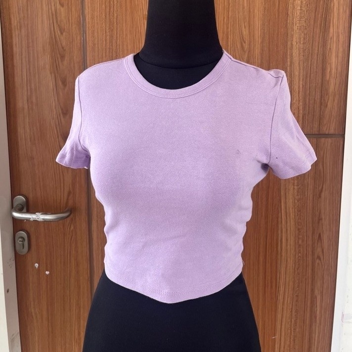 zara kaos polos baby tee