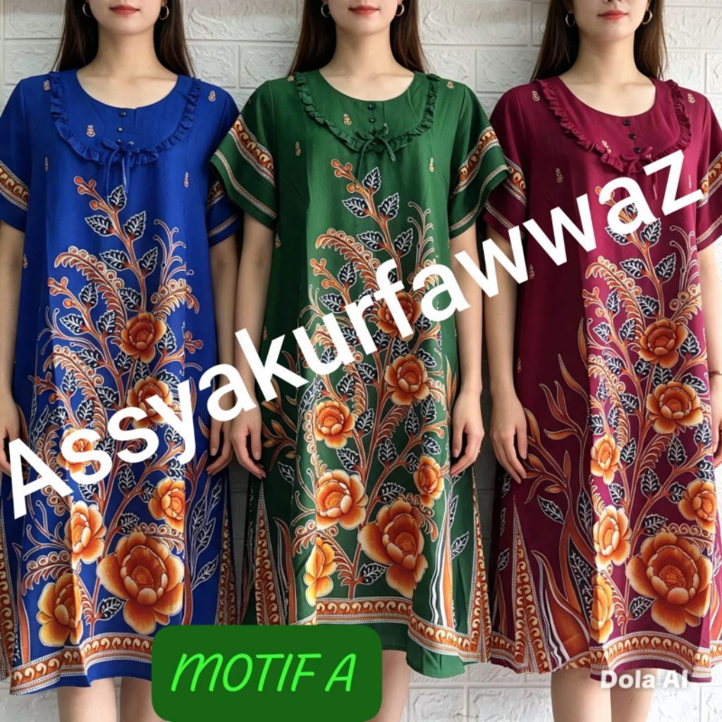 DASTER BATIK ALVIN MODEL LEHER BULAT