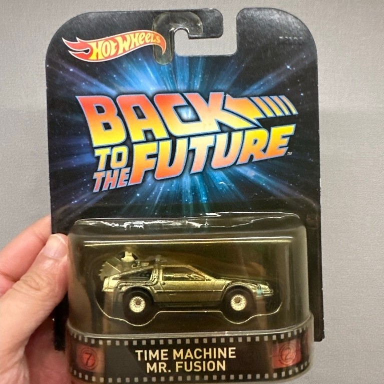 hotwheels retro back to the future time machine mr. fusion