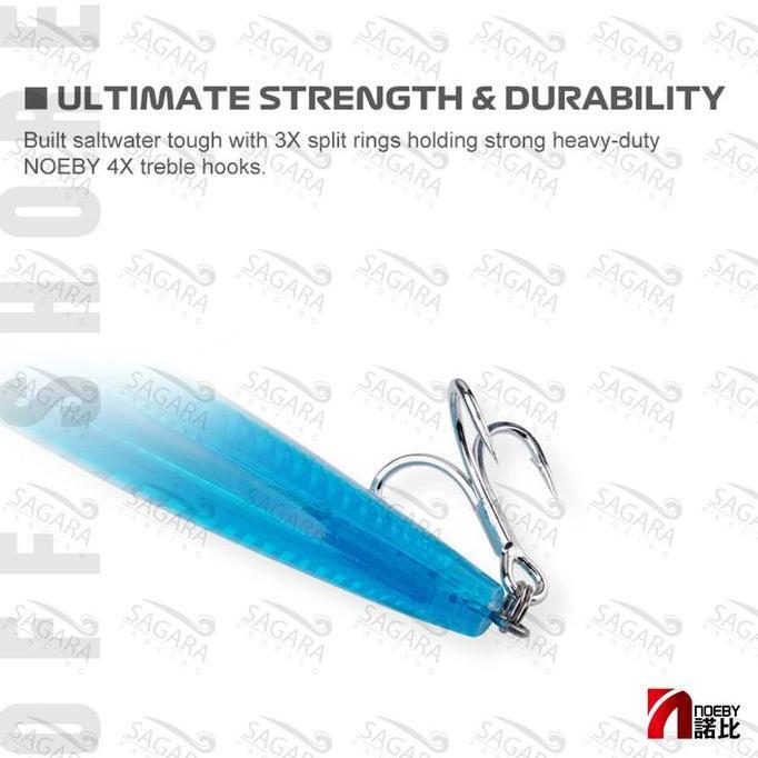 Umpan Trolling Casting Minnow Noeby 9737 Floating Lure Umpan Pancing