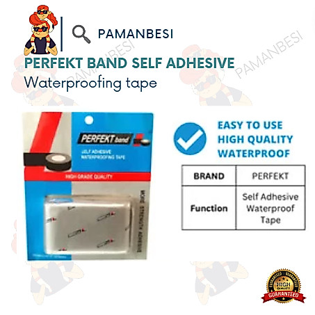 Perfekt band lakban flinkote waterproofing tape anti bocor per 1meter