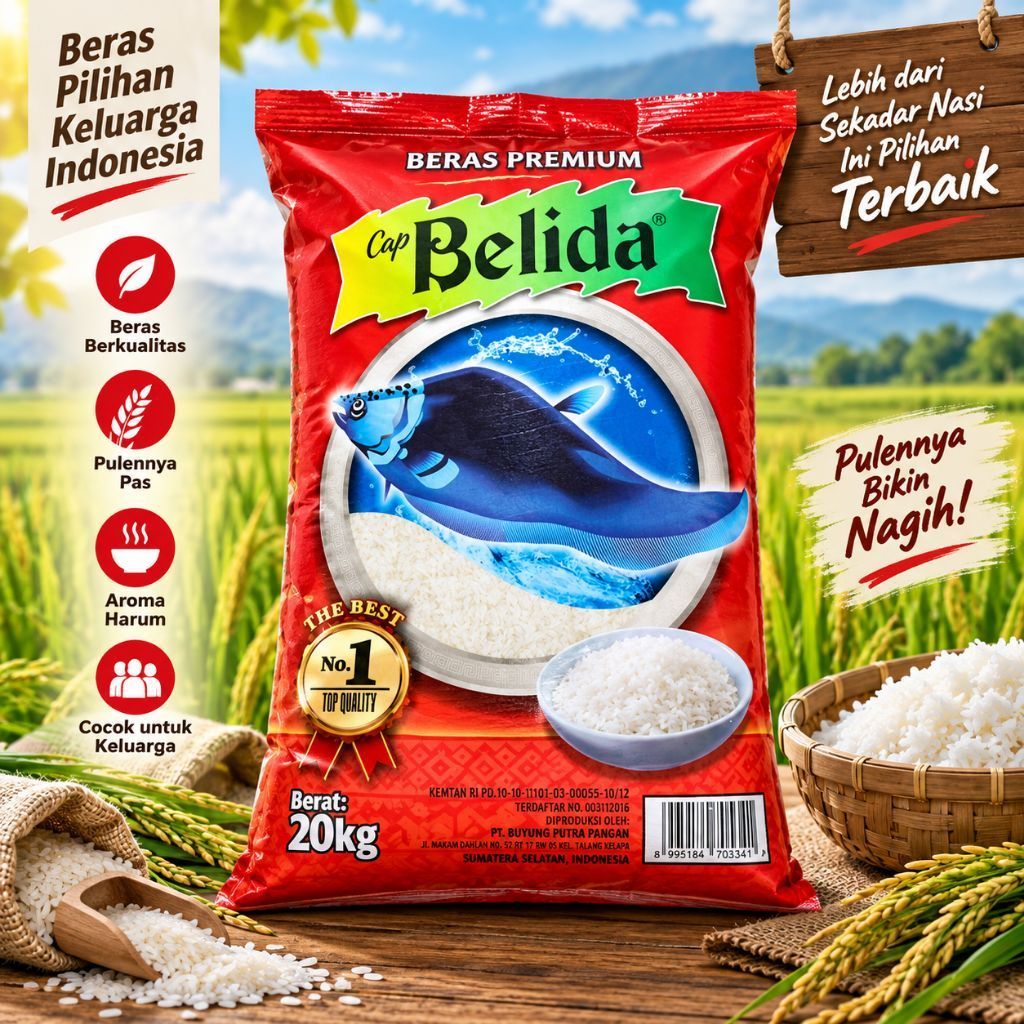 BELIDA BERAS 20 KG