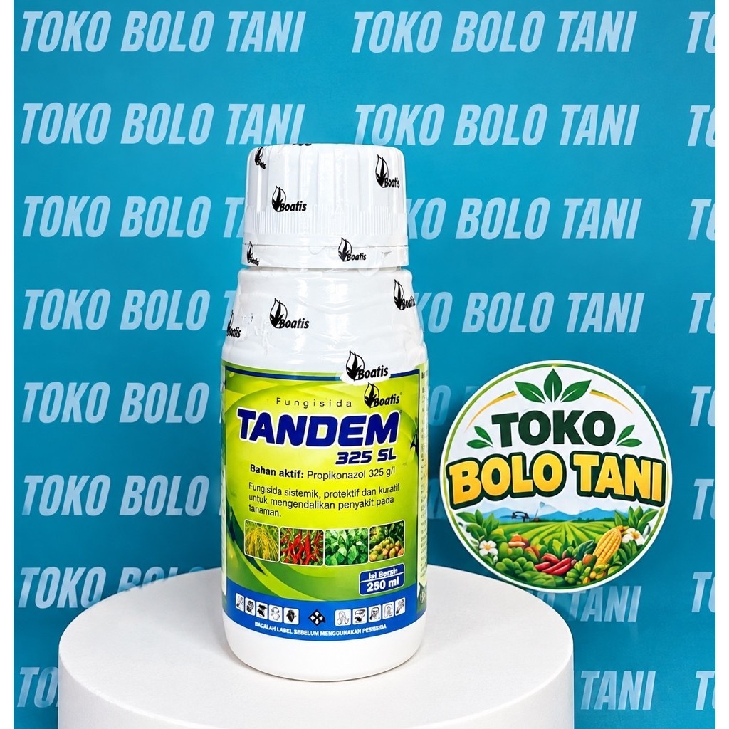 Fungisida TANDEM 250ml Sistemik Protektif Kuratif Azoksistrobin Difenokonazol