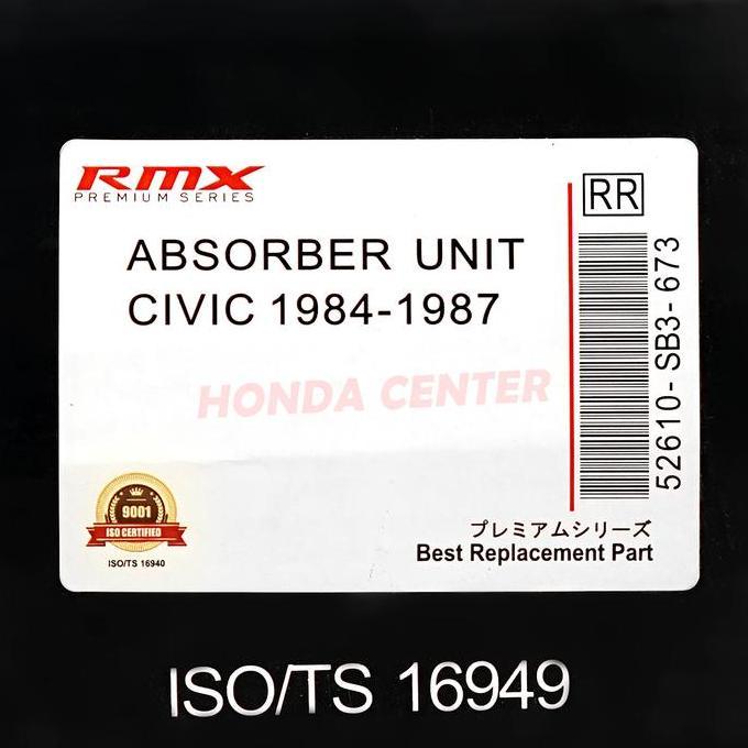 Promo shockbreker shock absorber belakang civic sb2 sb3 sb4 civic wonder civic sport 1984 1985 1986 