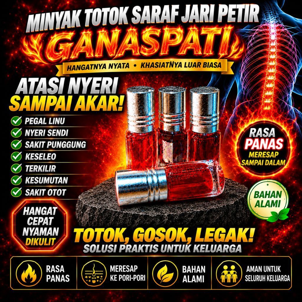 Minyak totok jari petir GANASPATI