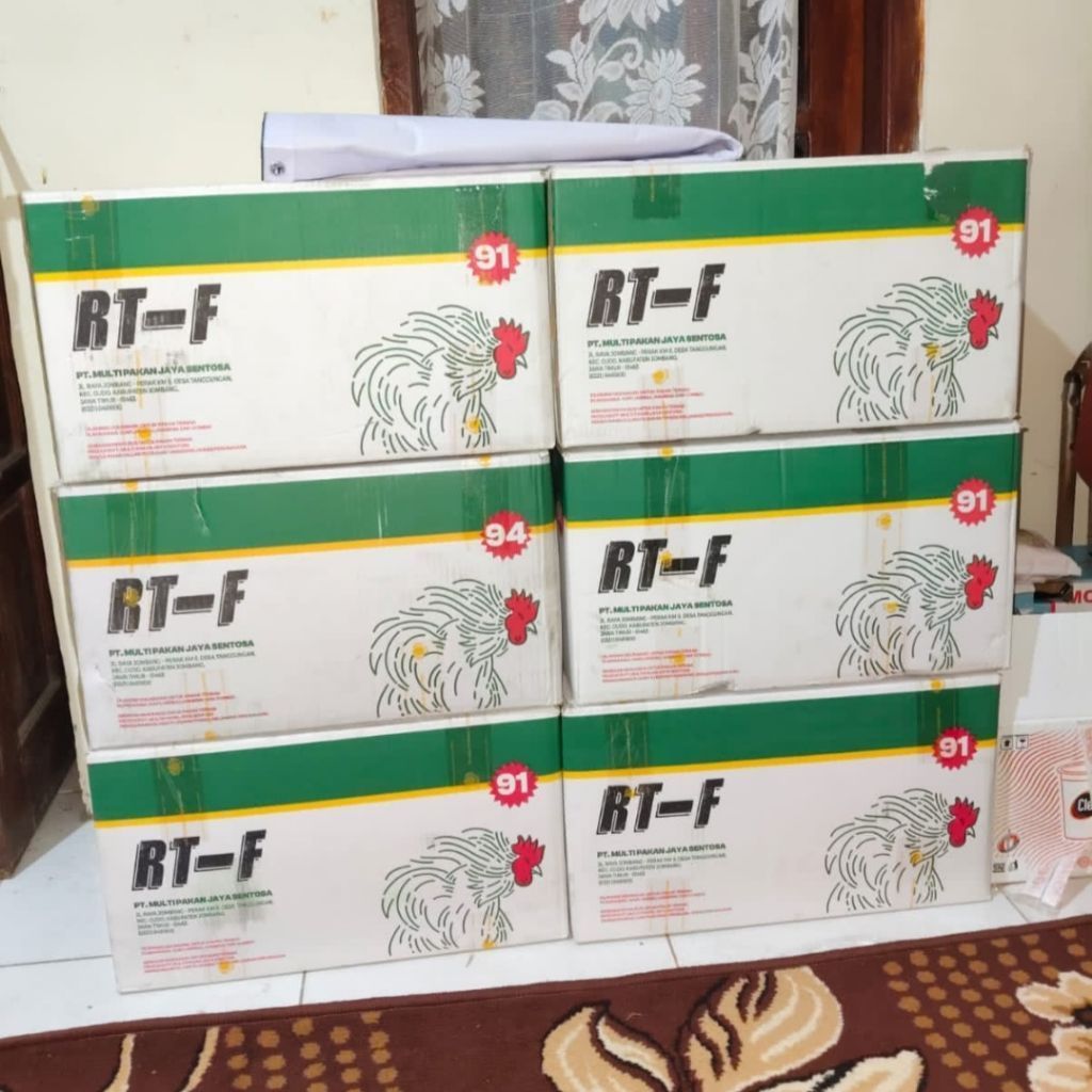 PAKAN AYAM Multifeed RT-F 91 1 KARDUS isi 20kg / rtf pakan ayam hias / pakan ayam pedaging / pakan a