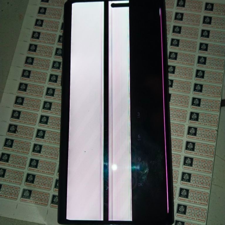 samsung note 10 minus lcd mesin perawan normal