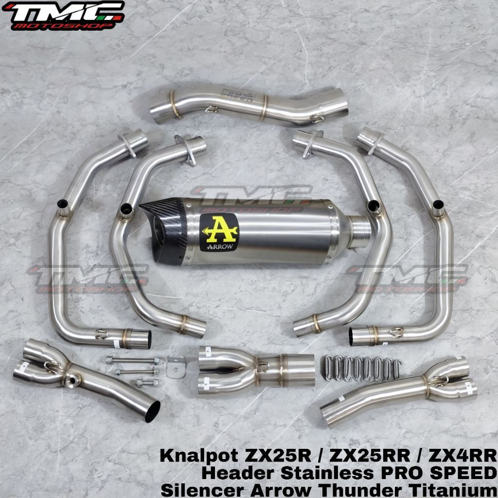 Knalpot ZX25 ZX25R ZX25RR ZX4 ZX4RR Arrow Thunder fullsystem