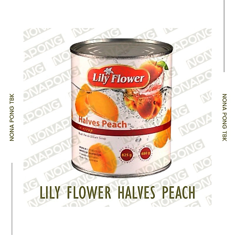Buah Kaleng | Peach Kaleng | Buah Peach Kaleng | Buah Kaleng Lily Flower | Buah Peach Kaleng Lily Fl