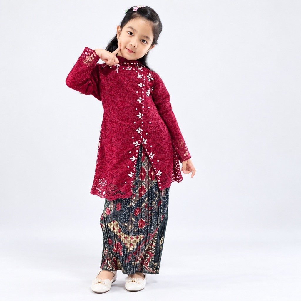MC| KEBAYA JANGGAN ANAK BROKAT FULL PAYET PREMUIM | SET TUNIK KEBAYA ANAK MODERN | KEBAYA ANAK PESTA