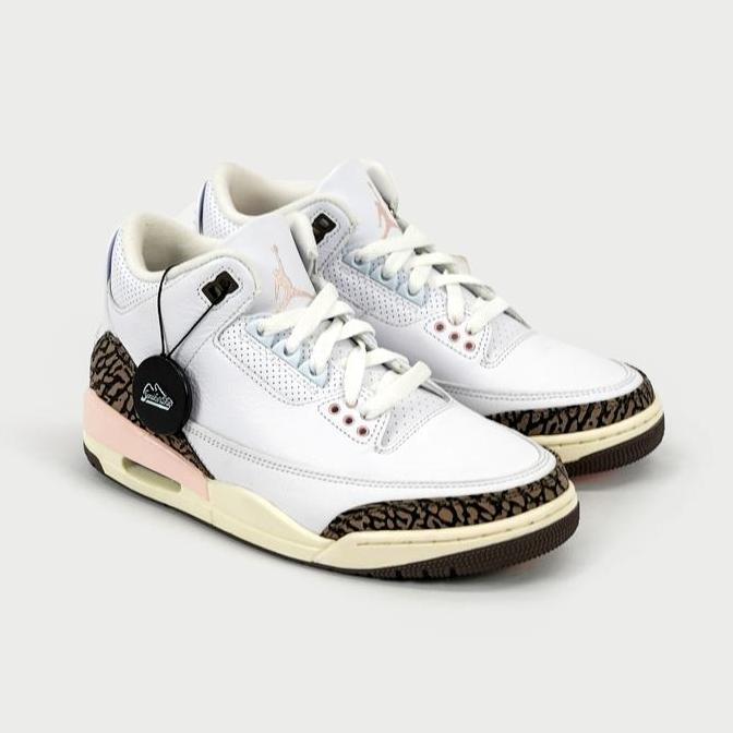 Air Jordan 3 Neapolitan Dark Mocha (100% Authentic) (TERBAIK) (TERBARU) (TERMURAH)