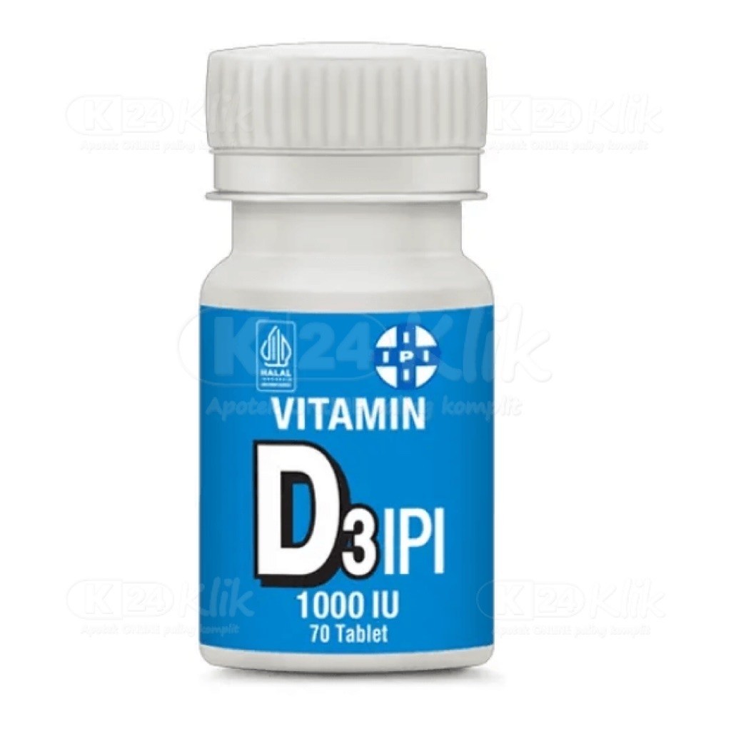 Vitamin D3 IPI 1000 IU 70 Tablet Halal