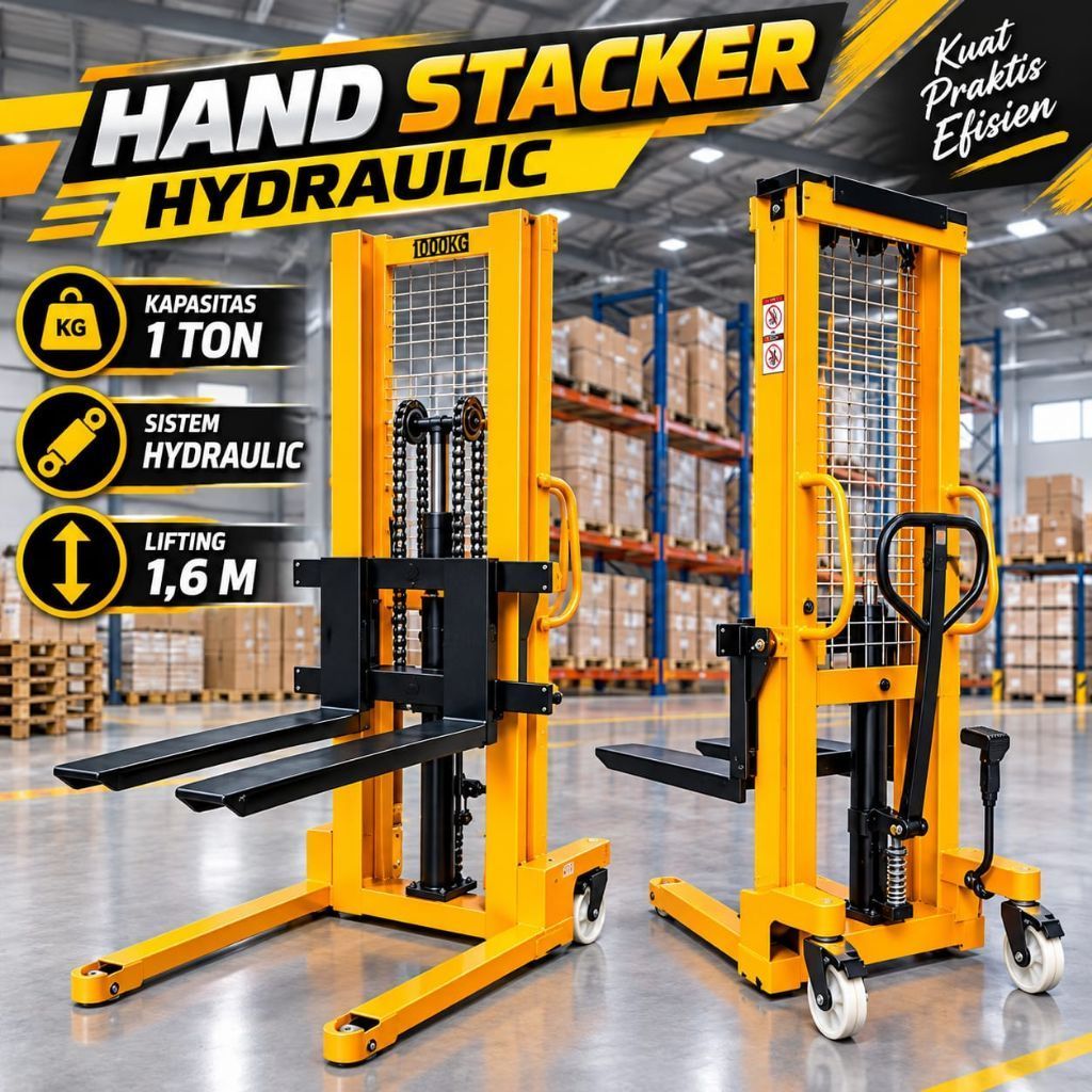 Hand stacker 1 ton Handlift forklift