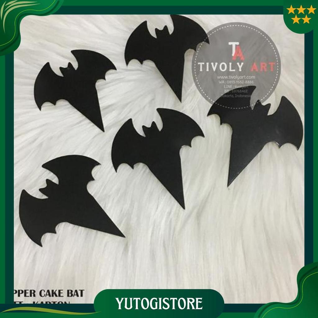 Topper Cake Halloween / Hiasan Kue Halloween / Topper Cake Bat Sale
