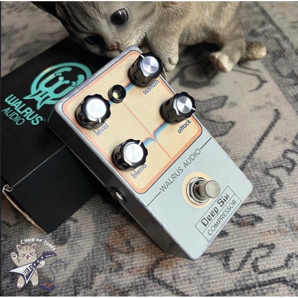 WALRUS AUDIO DEEPSIX COMPRESSOR PEDAL EFEK GITAR BASS BEKAS SECOND