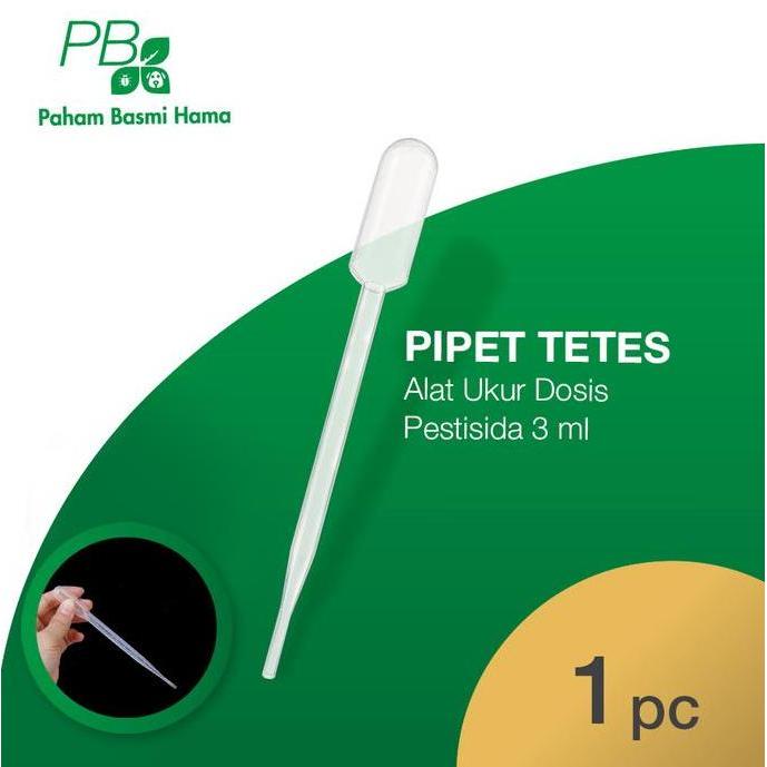Alat Ukur - Pipet Tetes - Alat Ukur Dosis Pestisida - Kapasitas 3 Ml