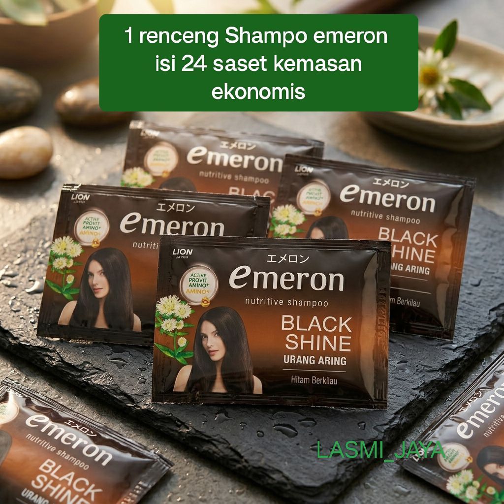 [24 Sachet] Shampo emeron 1 Renceng Kemasan 10 Ml sampo emeron sampo emeron sampo shampo emeron anti