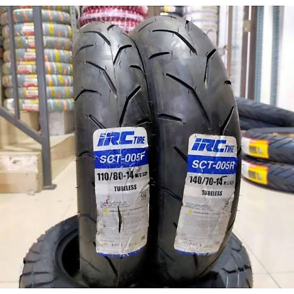 Ban Motor Aerox Sepasang Tubeless IRC Tebal