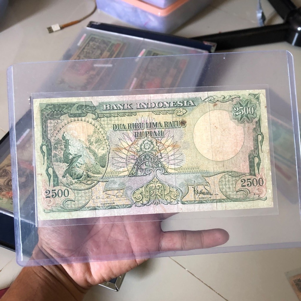 Uang Kuno 2500 Rupiah Komodo 1957 Seri 1