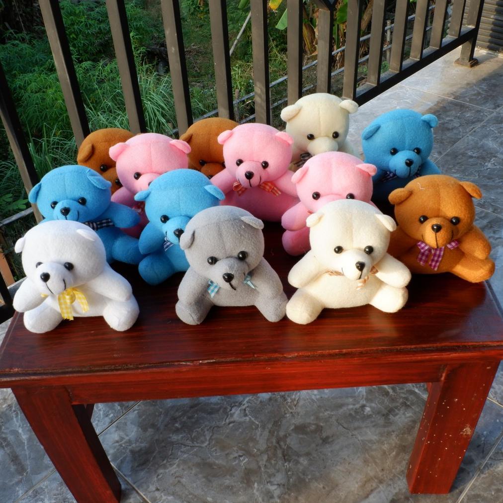Viral Boneka Teddy Bear Kecil/ Boneka Teddy Bear Mini/ Boneka Teddy Bear Kecil