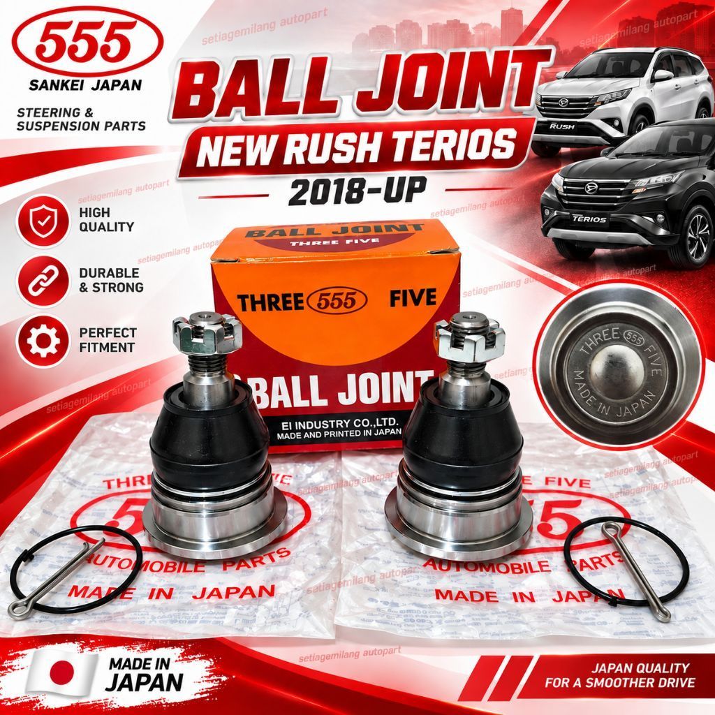 BALL JOINT ALL NEW RUSH TERIOS 2018-UP 555 JAPAN ORIGINAL