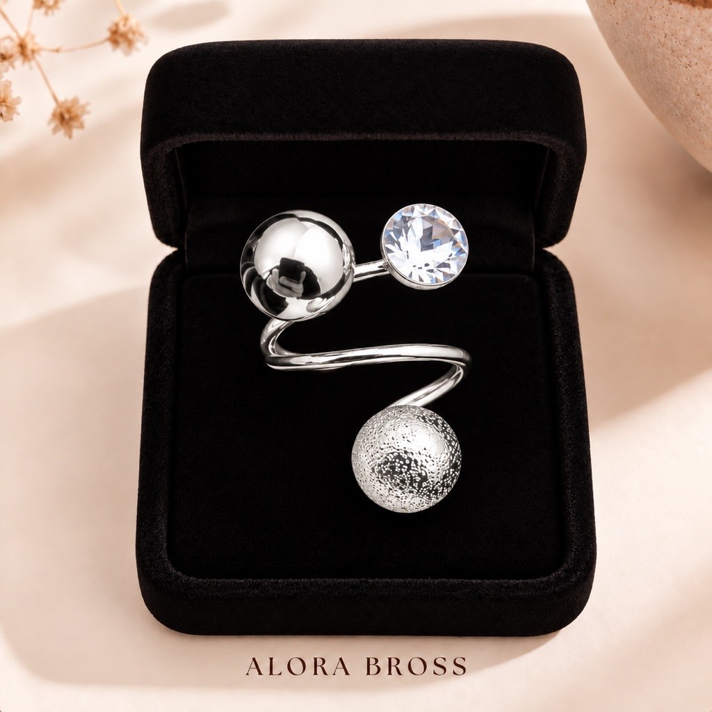 Ring Cincin Hijab / Ring Hijab / Ring Jilbab / Ring Kerudung / Ring Syal / Bros Cincin / Bros Wanita
