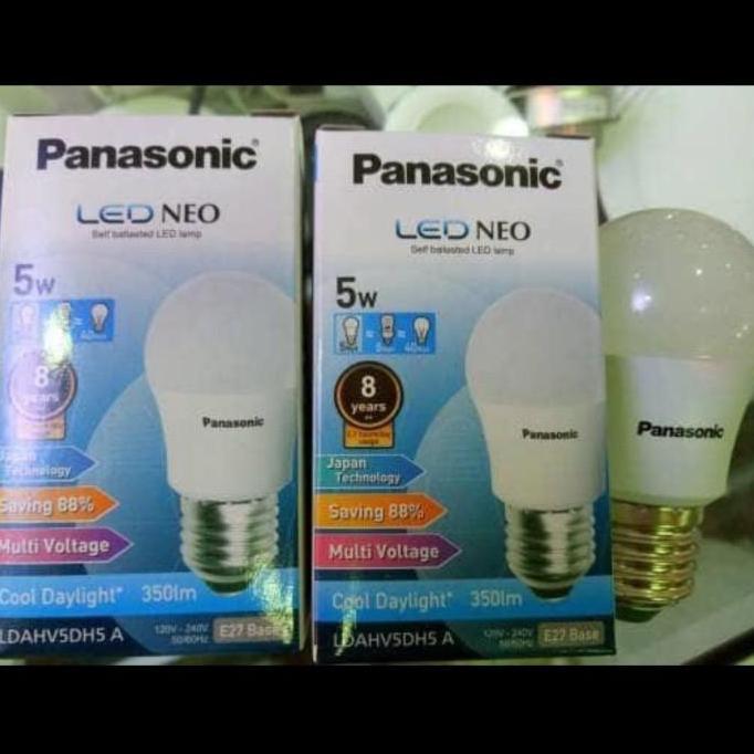BELASAMARATA998 - LAMPU PANASONIC LED 5W 5 W 5WATT 5 WATT