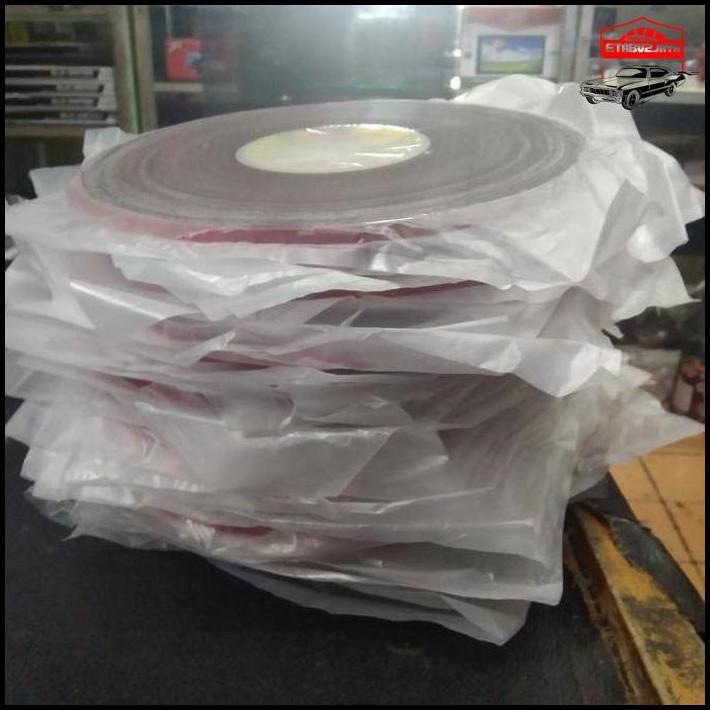 Lem Double Tip 3M Merah Lebar Asli