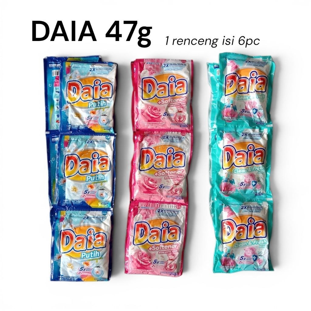 DAIA DETERGENT BUBUK RENCENGAN