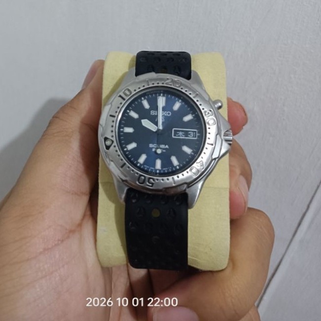 Jam Seiko AGS Scuba Kinetic Second Diver 200M