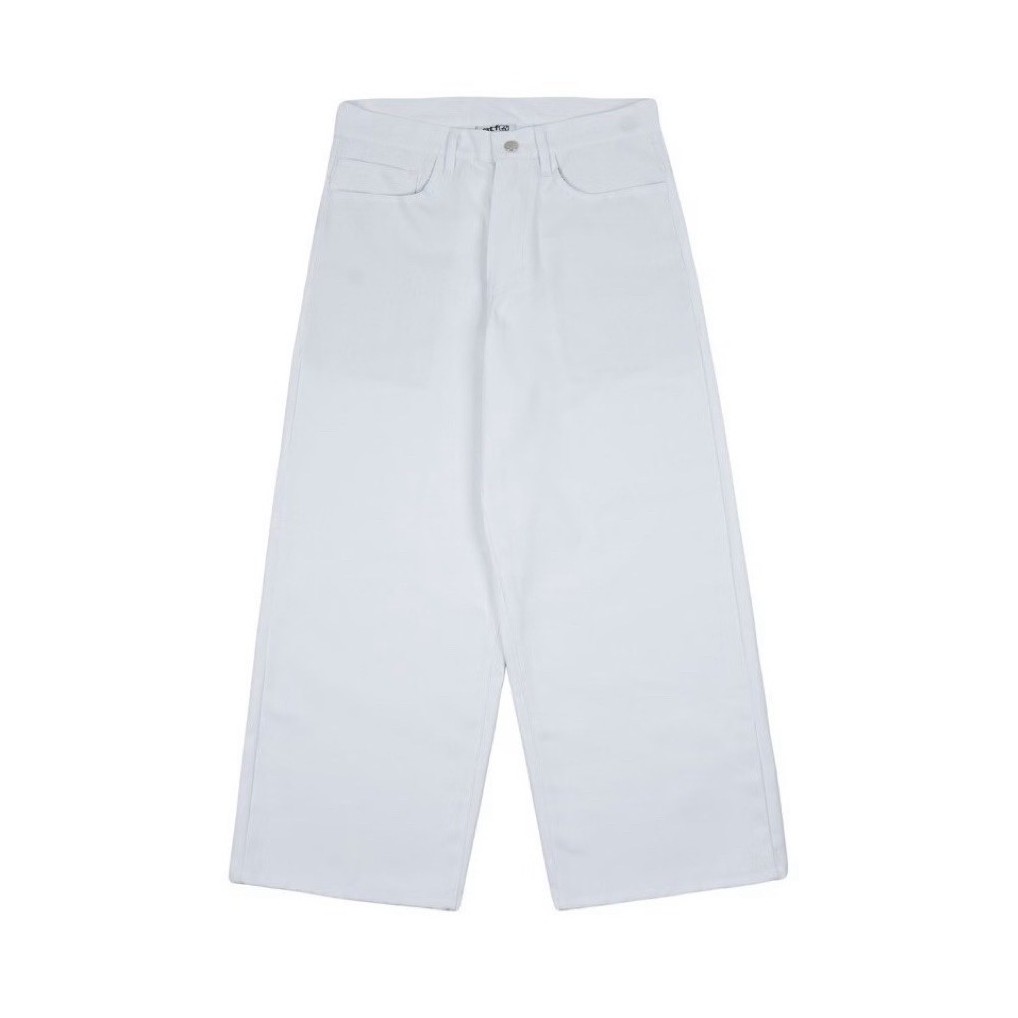 Satisfaction Baggy Pants  Blank White_