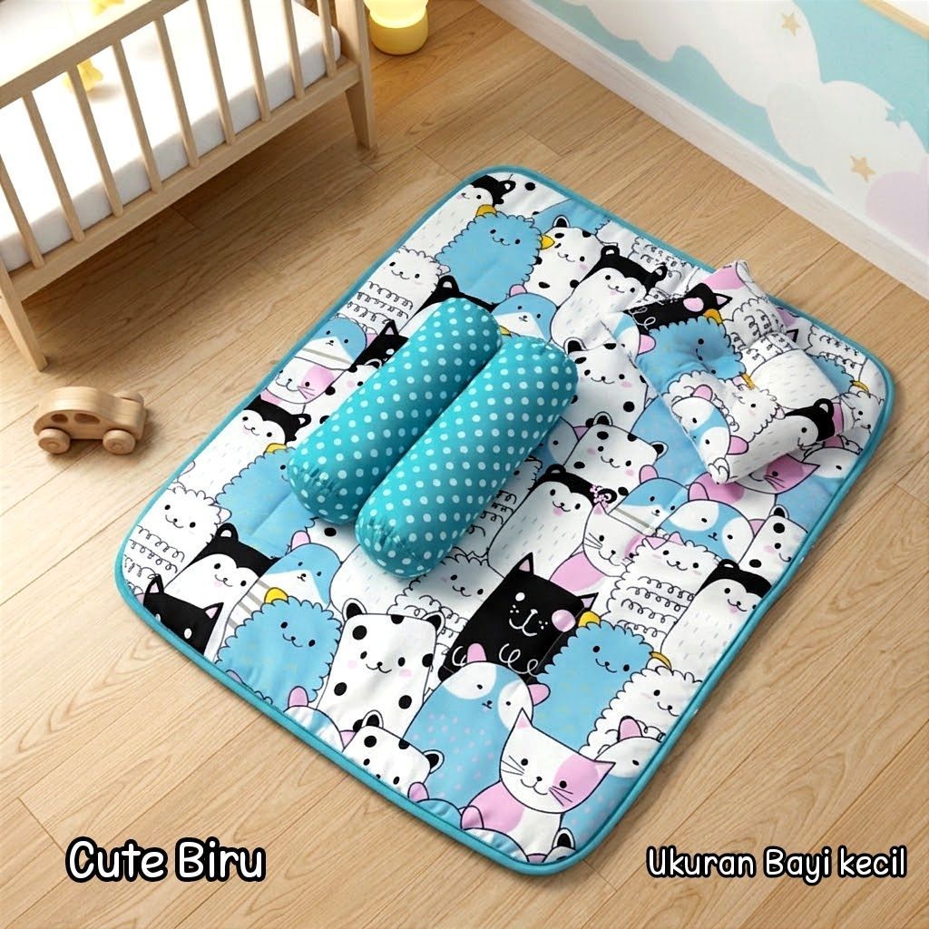 Set Perlak Bayi Waterproof / Set Perlak Bayi Lengkap Bantal Guling Waterproof / Pelak Bayi Set Banta