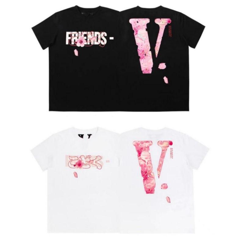 Vlone Friends Sakura Tshirt Baju Kaos Oversized Unisex