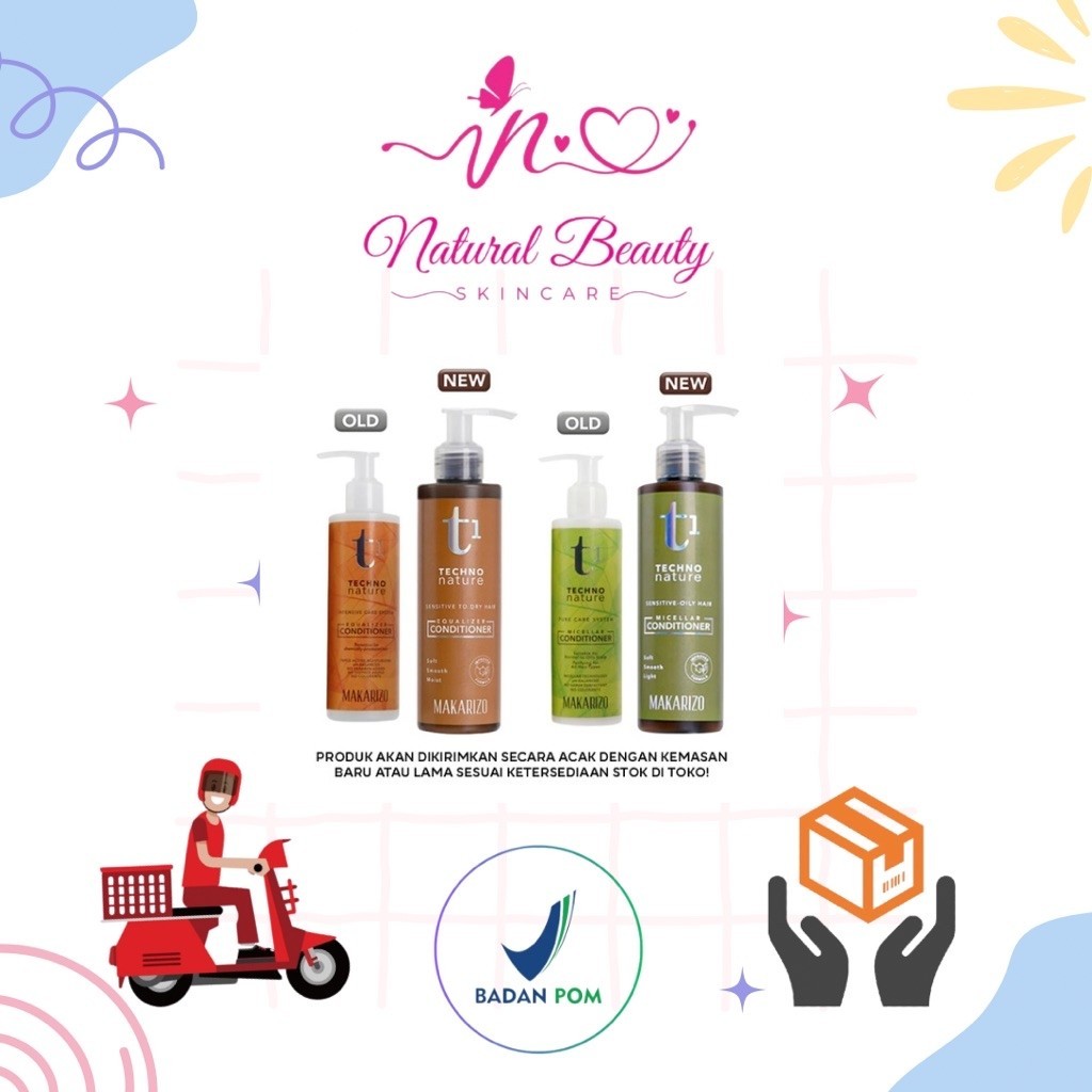 T1 techno nature makarizo conditioner & shampoo 180 ml